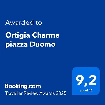 Ortigia Charme Piazza Duomo Apartment Syracuse Exterior foto